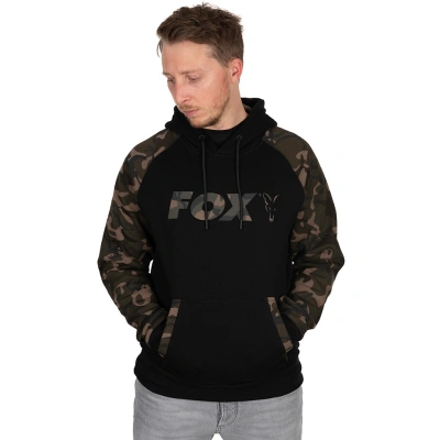 Fox mikina black camo raglan hoodie - xl