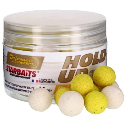 Starbaits plovoucí boilie bright hold up fermented shrimp 50 g - 16 mm