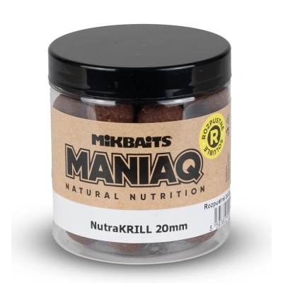 Mikbaits rozsputné boilie maniaq nutrakrill 250 ml - 20 mm