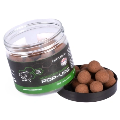 Nash plovoucí boilie pop ups monster shrimp natural 75 g - 20 mm