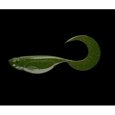 Libra Lures Gumová nástraha Embrion Twist Tail 2,5″ 10ks - Motor Oil Green 032