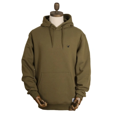 Thinking anglers mikina hoody olive - l