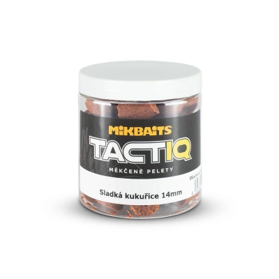 Mikbaits Měkčené pelety TactiQ Sladká kukuřice 250ml - 14mm