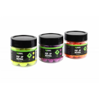 Nikl Boilies Fluoro Pop-up - Bílá 18mm 50g