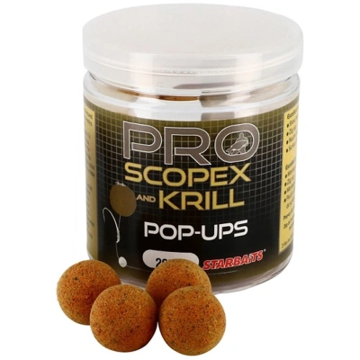 Starbaits Plovoucí boilies Pop Up Pro Scopex Krill 50g - 16mm