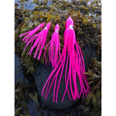 LK Baits Návazec Chobotnice UV Pink - 8/0 12cm