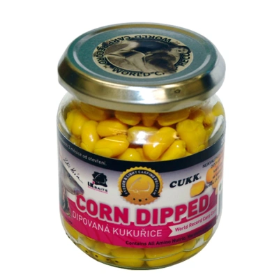 LK Baits Dipovaná kukuřice 220ml - World Record Carp Corn