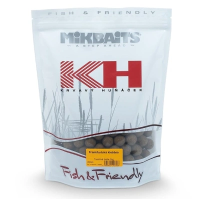 Mikbaits boilie krvavý huňáček krab sardinka - 1 kg 24 mm