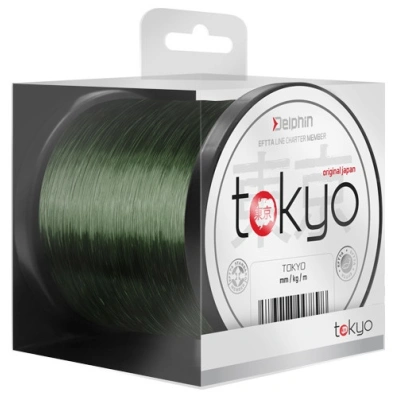 Delphin vlasec tokyo zelená-průměr 0,33 mm / nosnost 18 lb / návin 300 m