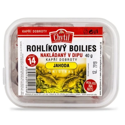 Chytil rohlíkové boilie v dipu 14 mm 60 g-vanilka