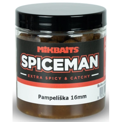 Mikbaits boilie v dipu spiceman pampeliška 250 ml - 16 mm